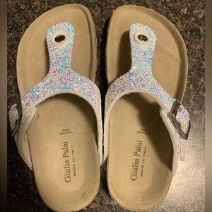 Girls glitter sandals